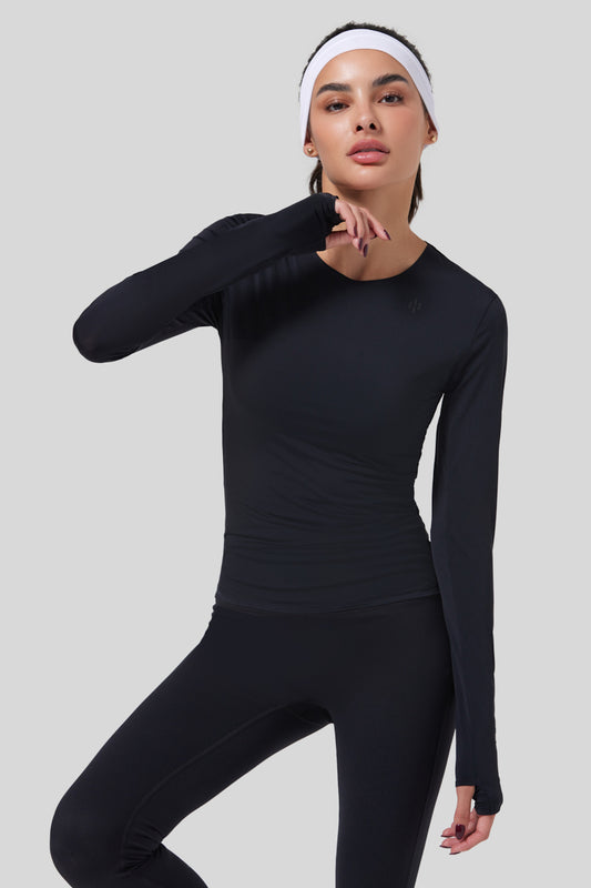Skinny Fit Long Sleeve - Black
