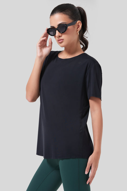 Relaxed Fit Performance T-Shirt - Black