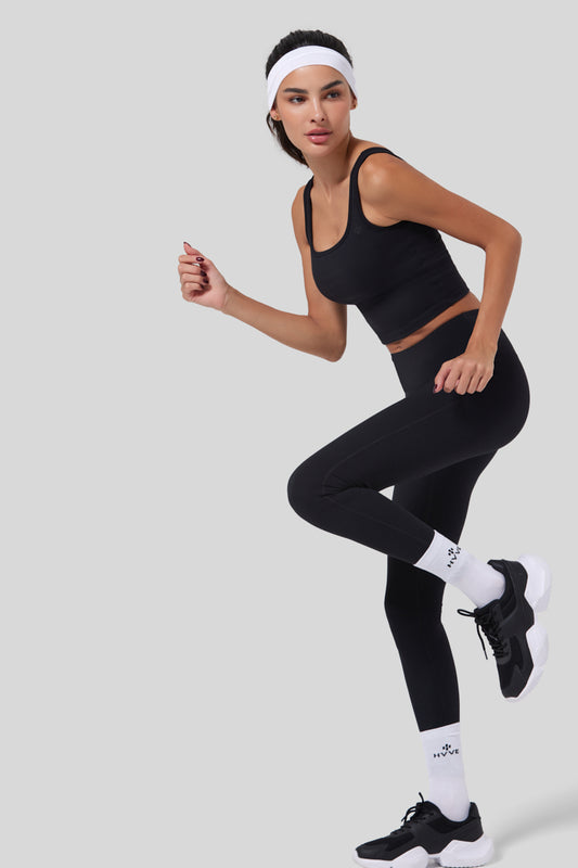 Stretch Active Legging - Collagen Finish - Black