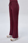 Flared Pants - Dark Maroon