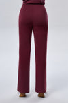 Flared Pants - Dark Maroon