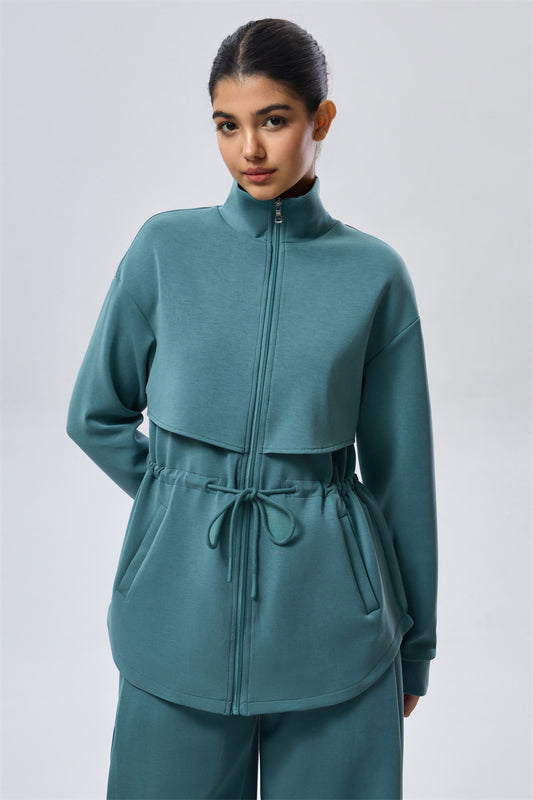 Layered Jacket - Teal