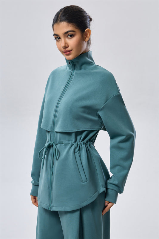 Layered Jacket - Teal