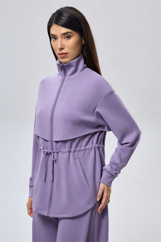 Layered Jacket - Lavender