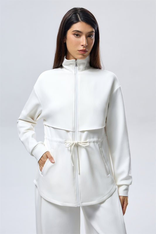 Layered Jacket - White