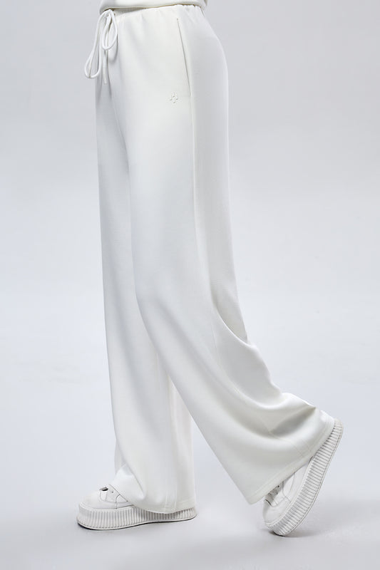 Leisure Wide Leg Pants - White