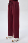 Leisure Pleated Pants - Burgundy