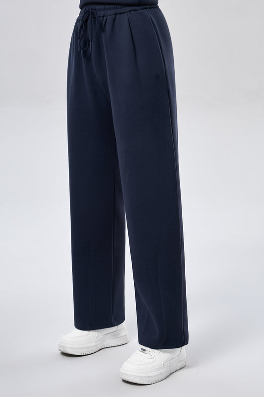 Leisure Pleated Pants - Navy