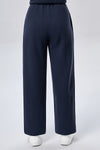 Leisure Pleated Pants - Navy