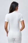 Thermal wool High Neck - White