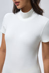Thermal wool High Neck - White