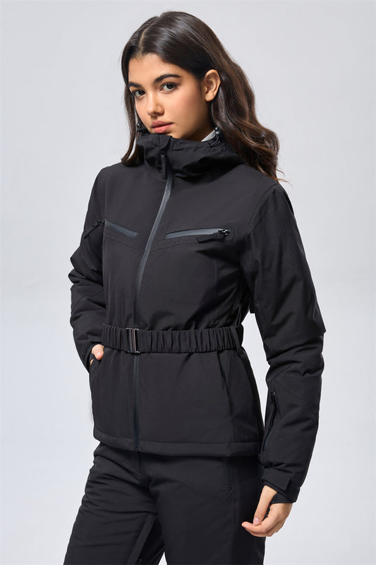 Ski Woven Jacket Omni-Heat tech - Black
