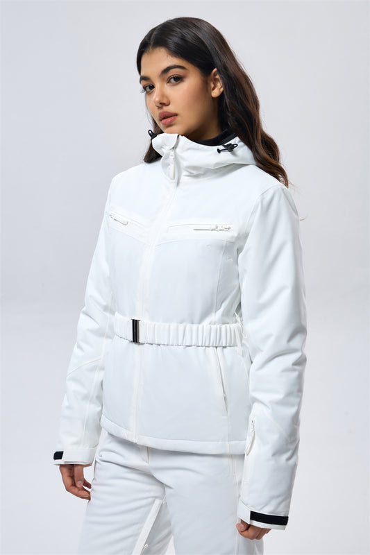 Ski Woven Jacket Omni-Heat tech - White