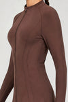 Long Legging Swim Set with Front Zip