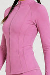 Long Legging Swim Set with Front Zip