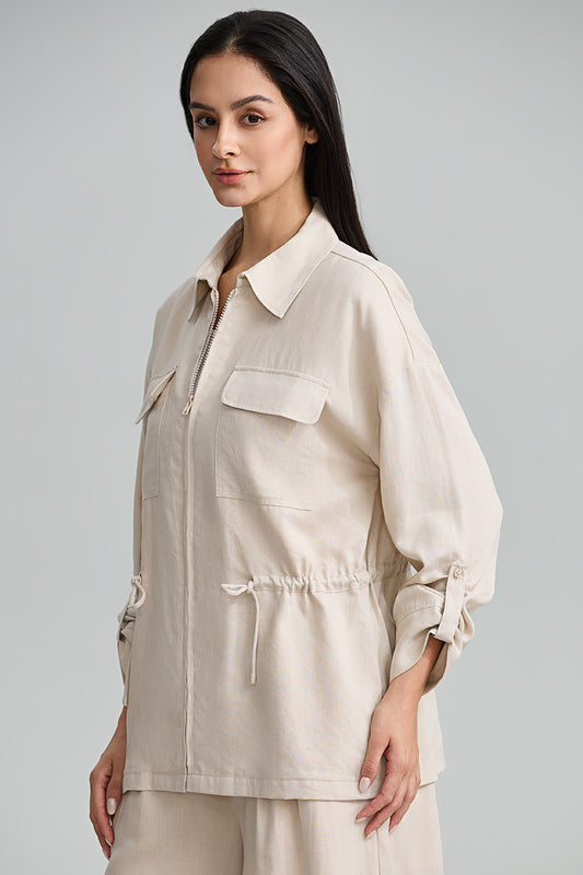 Relaxed Linen Jacket