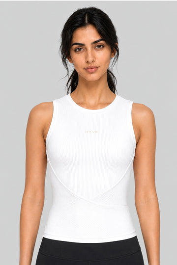 Ribbed Crossover Top