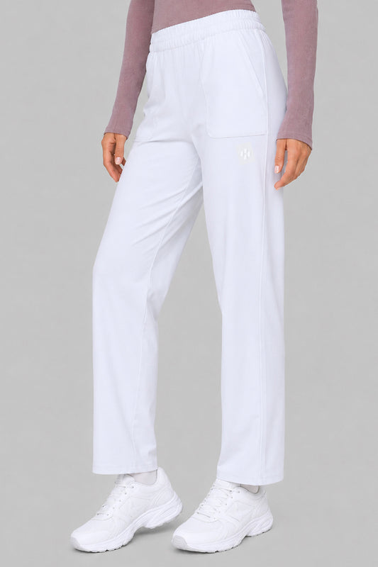 Wide-Leg Active Pants with Pockets
