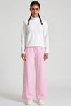 Wide Leg Pants with Drawstring Waist