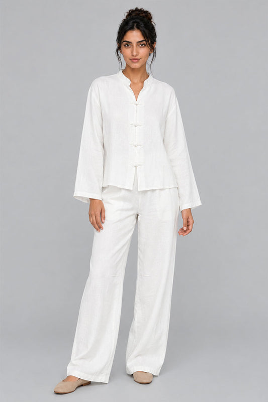 High Waist Wide Pants with Pockets