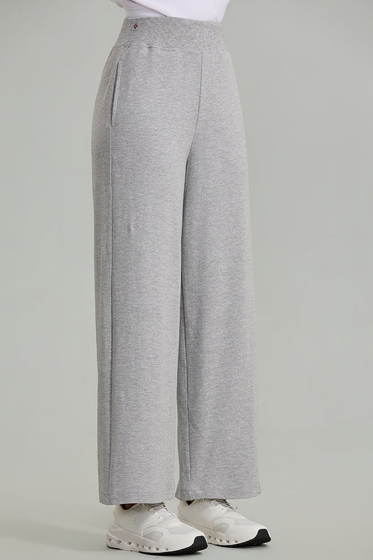 Wide Leg Pants with Elastic Waist