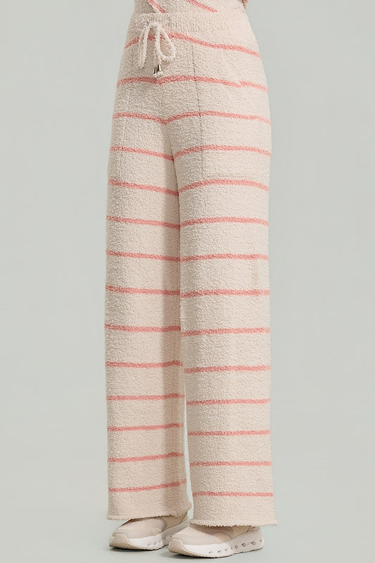 Wide-Leg Knit Trousers